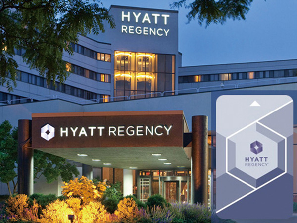 Carte de chambre d’hôtel Hyatt