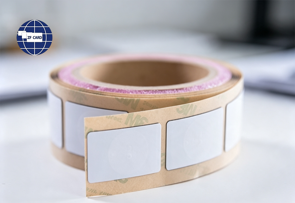 Mifare autocollants: Custom NFC RFID autocollants OEM fabricant avec des échantillons gratuits <BOS> carte ZF